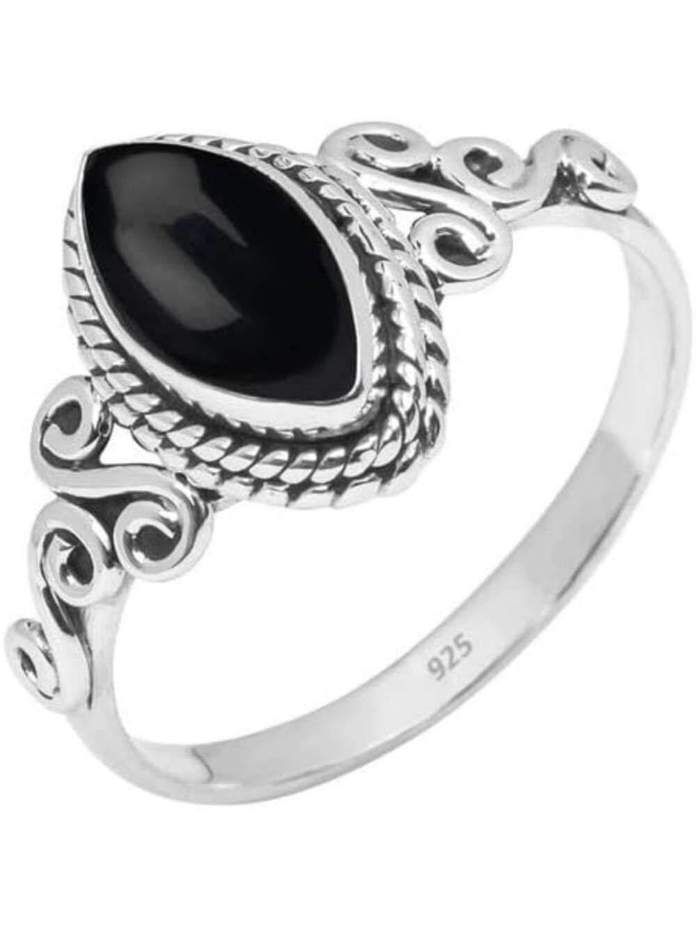 Handmade 925 Sterling Silver Gemstone Statement Ring for Women & Girls - Perfect
